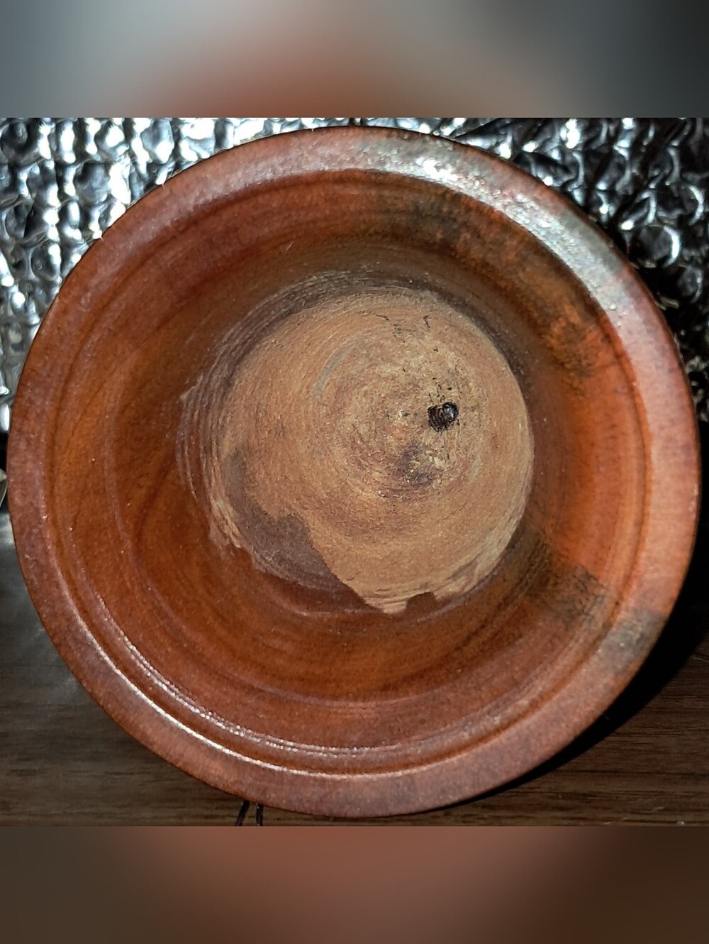 WOOD VASE Hand Painted, PUERTO RICO - Picture 7 of 8